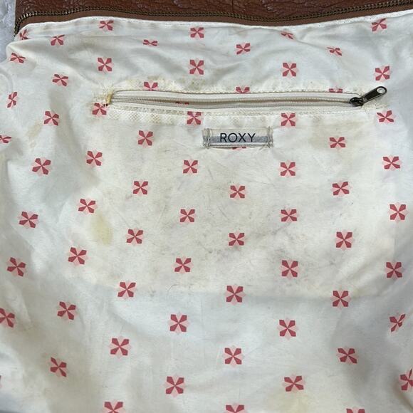 Roxy oversized large brown leather hobo tote bag purse - Picture 12 of 12